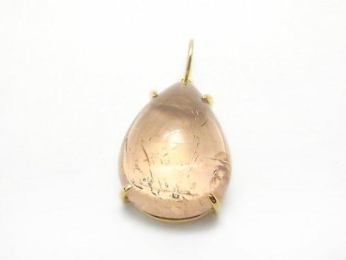 [Video] [One of a kind] Made in Japan!  High Quality Tourmaline AAA Pendant 18KGP NO.121