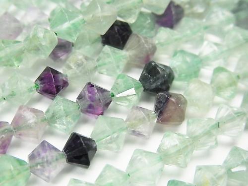High Quality! 1strand $7.79! Multicolor Fluorite AA Faceted Button Roundel 6x6x5.5mm 1strand beads (aprx.15inch / 37cm)
