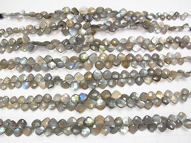 High Quality Labradorite AAA- Diamond Shape  half or 1strand beads (aprx.7inch/18cm)