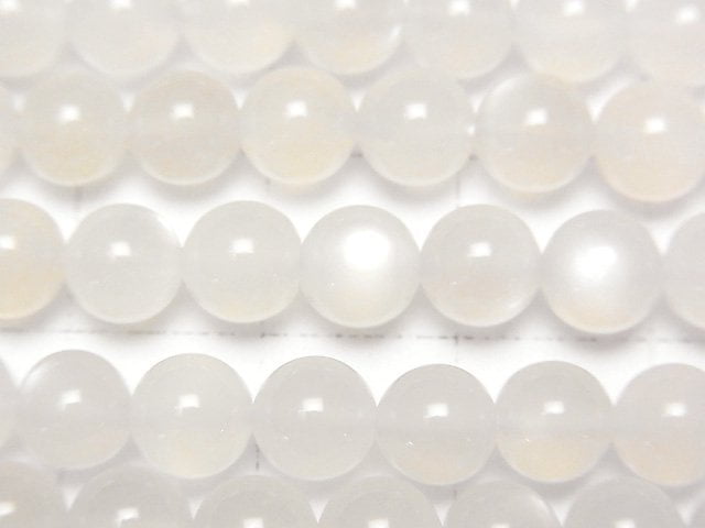 [Video] White Moonstone AAA- Round 6mm half or 1strand beads (aprx.15inch/38cm)