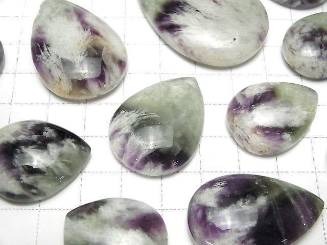 Angel Feather Fluorite Cabochon (Individual differences) 1pc