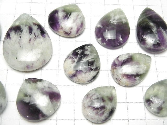 Angel Feather Fluorite Cabochon (Individual differences) 1pc