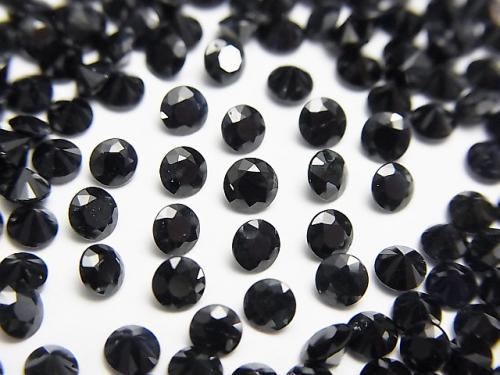 [Video] High Quality Black Sapphire AAA Undrilled Round Faceted 3x3mm 10pcs $19.99!