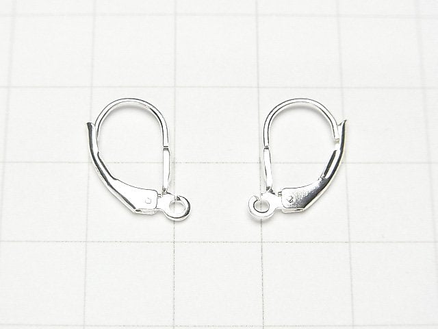 Silver925 Earrings French Hook [Sterling Silver Finish][Rhodium Plated][18KGP] 1pair