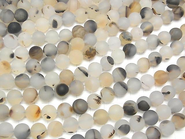 Frost Montana Moss Agate Round 10mm 1strand beads (aprx.15inch/36cm)