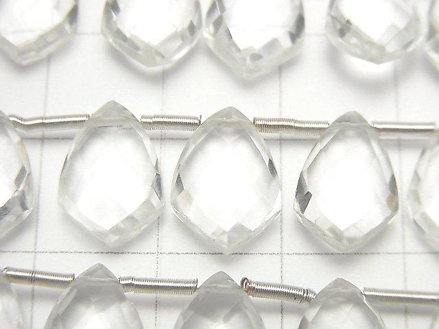 [Video] High Quality Crystal AAA Deformation Faceted Marquise 12x8mm half or 1strand (18pcs)