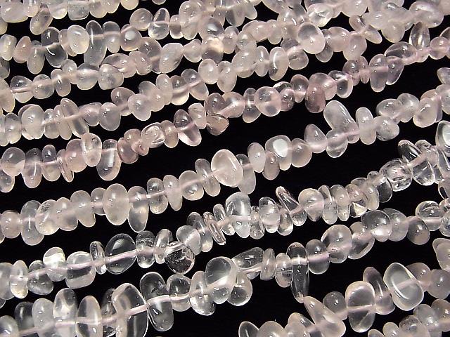 Madagascar Rose Quartz AA++ Small Nugget (Chips) 1strand beads (aprx.15inch/38cm)