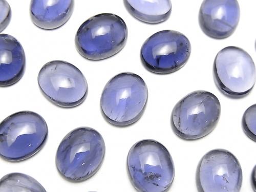 [Video] High Quality Iolite AAA- Oval  Cabochon 10x8mm 2pcs $14.99!