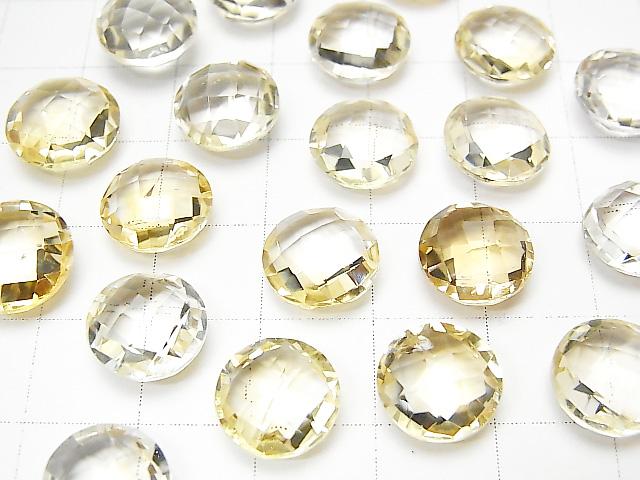 [Video] High Quality Light Color Citrine AAA Undrilled Coin Cushion Cut 10x10mm 5pcs $6.79!