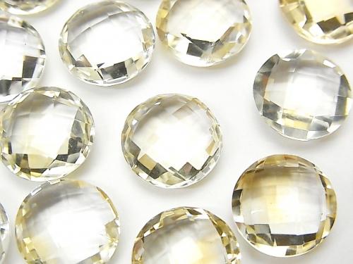 High Quality Light Color Citrine AAA Undrilled Coin Cushion Cut 12x12mm 4pcs $7.79!