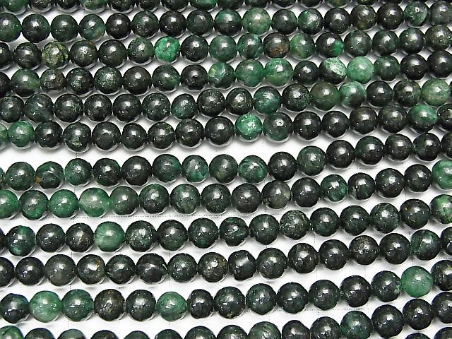 Fuchsite Round 6mm 1strand beads (aprx.15inch/38cm)
