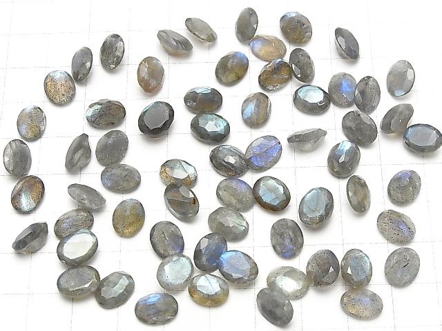 [Video] Labradorite AA++ Undrilled Oval Faceted 9x7mm 5pcs