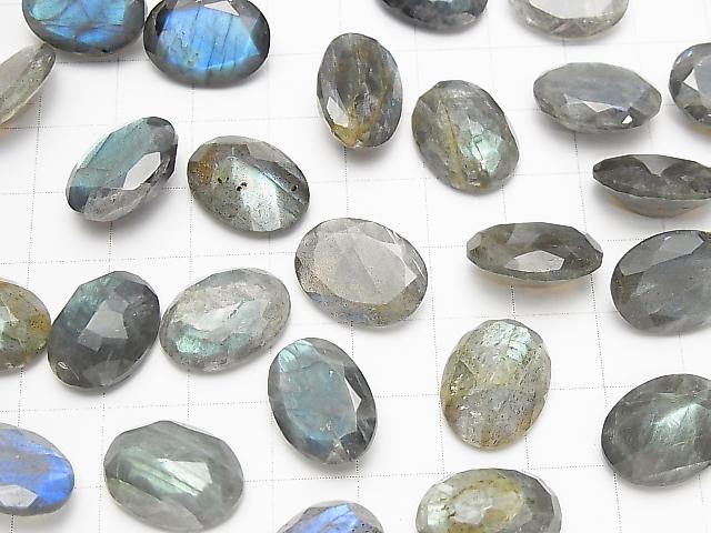 [Video] Labradorite AA++ Undrilled Oval Faceted 16x12mm 3pcs $14.99!