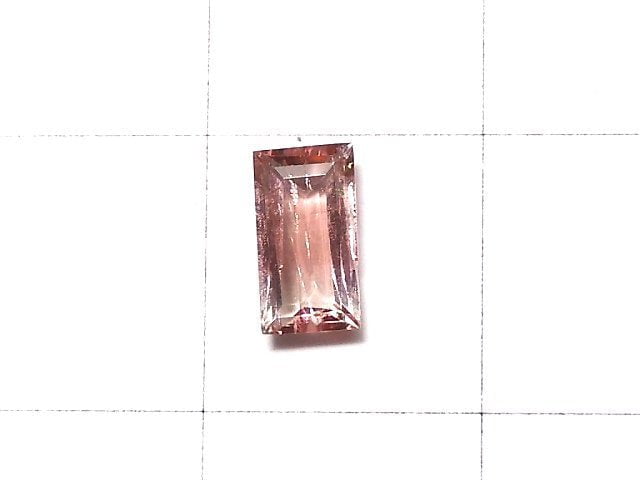 [Video][One of a kind] Nigeria High Quality Bi-color Tourmaline AAA Loose stone Faceted 1pc NO.100