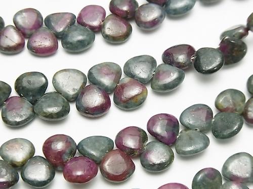 Ruby in Zoisite Chestnut (Smooth) half or 1strand beads (aprx.7inch/18cm)