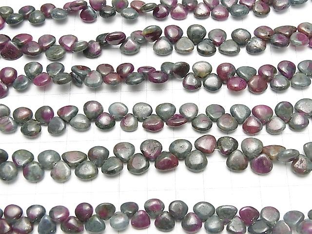Ruby in Zoisite Chestnut (Smooth) half or 1strand beads (aprx.7inch/18cm)