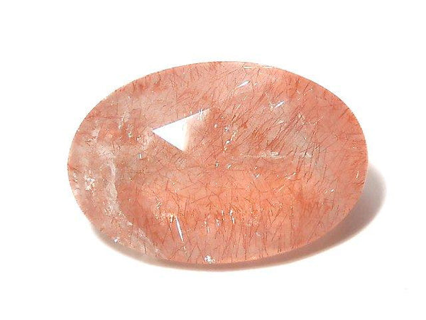 [Video] [One of a kind] Natural Strawberry Quartz AAA Undrilled Faceted 1pc NO.19