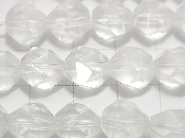 [Video] Milky Quartz AAA 20Faceted Round 10mm half or 1strand beads (aprx.14inch/35cm)