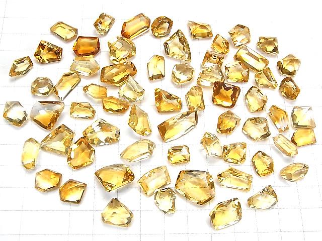 [Video] High Quality Citrine AAA Undrilled Fancy Shape Faceted 5pcs
