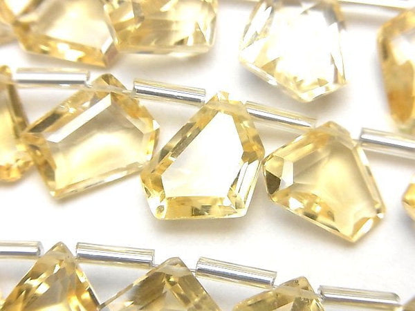 [Video]High Quality Citrine AAA Fancy Shape Faceted 1strand (8pcs)