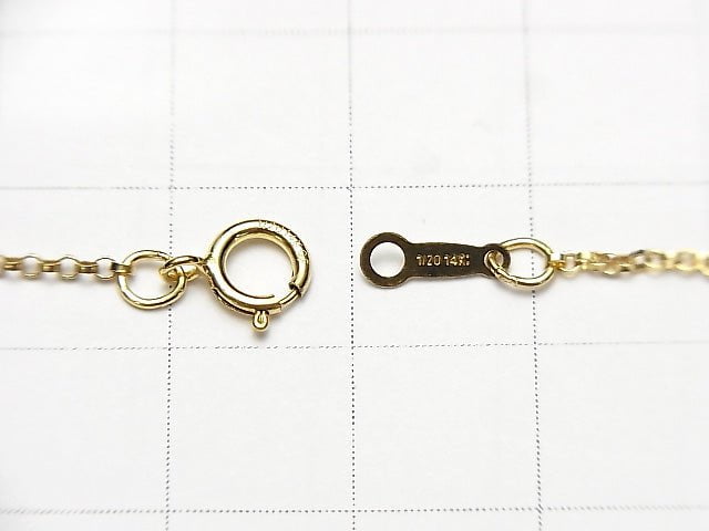 14KGF Rolo Chain 1.1mm [40cm][45cm][50cm] Necklace 1pc