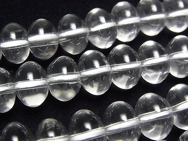 [Video] Crystal AAA Roundel 10x10x7mm half or 1strand beads (aprx.14inch/35cm)