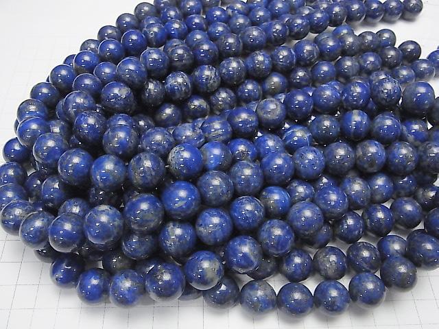 Lapislazuli AA Round 14mm half or 1strand beads (aprx.15inch/38cm)
