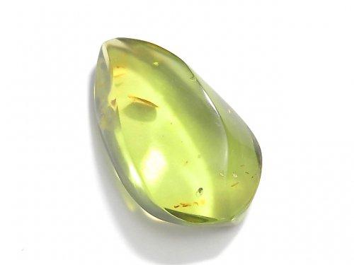 [Video] [One of a kind] Green Amber Undrilled Marquise NO.129