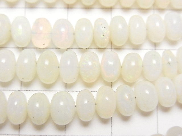 [Video] Ethiopia Opal AA++ Roundel 1strand beads (aprx.17inch/42cm)