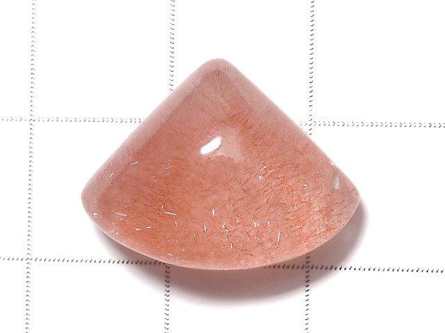 [Video] [One of a kind] Natural Strawberry Quartz AAA Cabochon 1pc NO.94