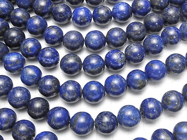 [Video] Lapis lazuli AA Round 14mm [2mm hole] half or 1strand beads (aprx.14inch / 35cm)