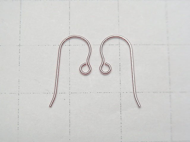 14KGF Pink Gold Filled Earwire 15x7mm 2pairs