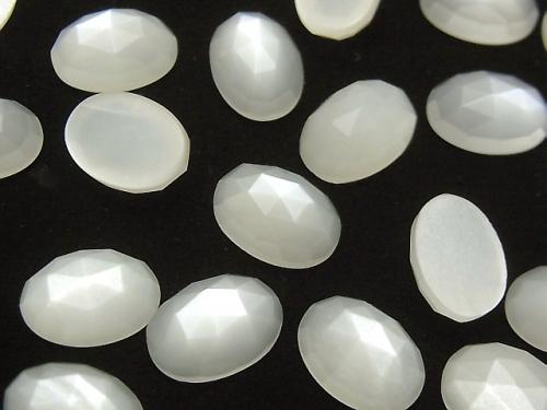 [Video] High Quality White Moonstone AAA Oval Rose Cut 14x10mm 1pc