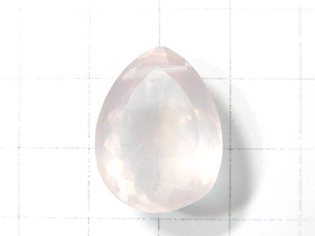 [Video] [One of a kind] High Quality Rose Quartz AAA Faceted 1pc NO.24