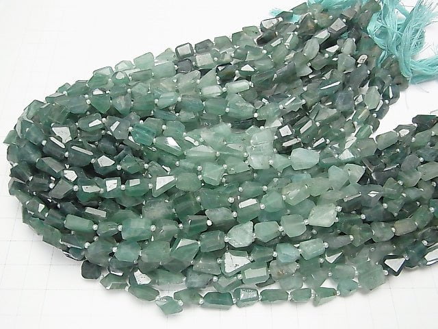 [Video] Grandidierite AA++ Faceted Nugget half or 1strand beads (aprx.15inch/38cm)