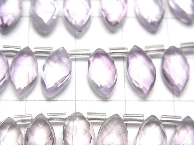 [Video] Pink Amethyst AAA- Faceted Marquise 12x6mm 1strand (12pcs)