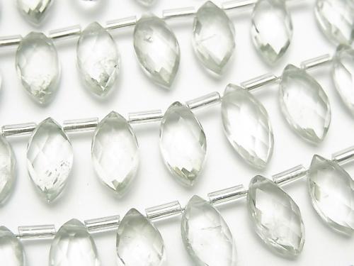 [Video] Green Amethyst AAA- Faceted Marquise 12x6mm 1strand (12pcs)