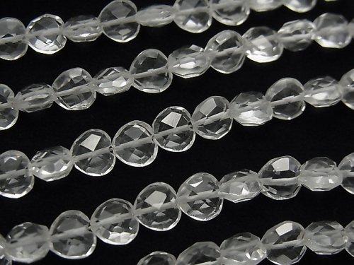 [Video] Crystal AAA- Vertical Hole Heart cut 6x6mm 1strand beads (aprx.6inch / 15cm)