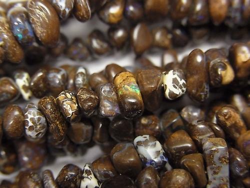 [Video] Australia Boulder Opal AA Small Nugget half or 1strand beads (aprx.15inch / 38cm)