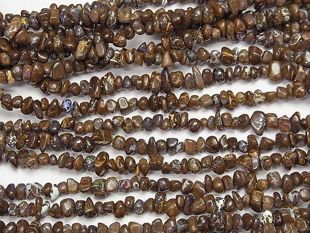 [Video] Australia Boulder Opal AA Small Nugget half or 1strand beads (aprx.15inch / 38cm)