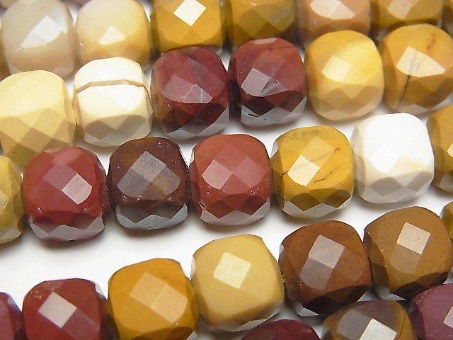 [Video] High Quality! Moore Cube Shape 8x8x8mm half or 1strand beads (aprx.15inch / 37cm)