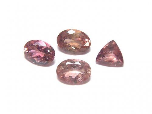 [Video] [One of a kind] High Quality Pink Tourmaline AAA Undrilled Faceted 4pcs Set NO.69