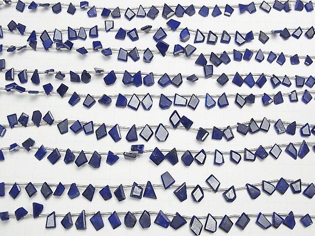 [Video] High Quality Lapislazuli AAA Rough Slice Faceted 1strand beads (aprx.7inch / 18cm)