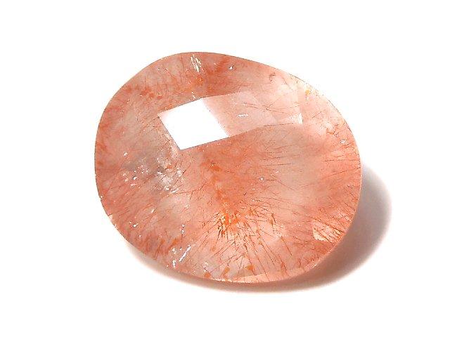 [Video] [One of a kind] Natural Strawberry Quartz AAA Undrilled Faceted 1pc NO.51