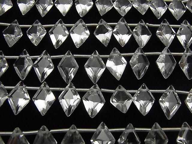 [Video] High Quality Crystal AAA Diamond Faceted 11x7mm half or 1strand (18pcs)