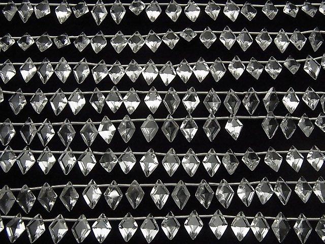 [Video] High Quality Crystal AAA Diamond Faceted 11x7mm half or 1strand (18pcs)