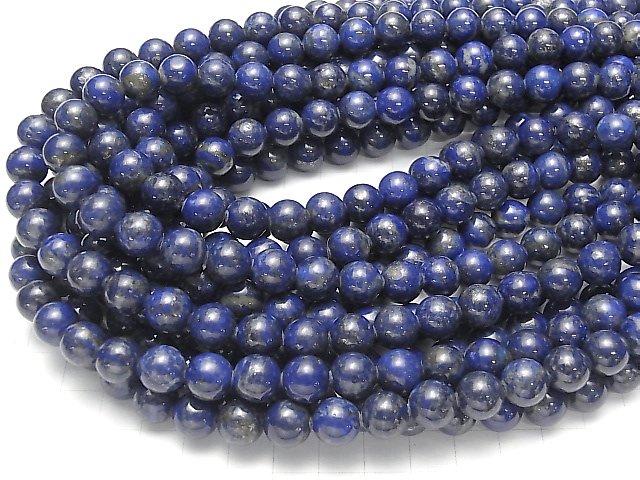 [Video] Lapis lazuli AA Round 10mm half or 1strand beads (aprx.15inch / 36cm)