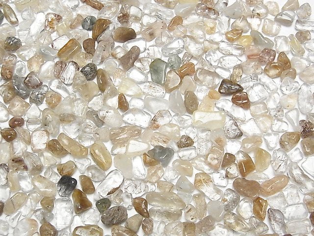 Multicolor Rutilated Quartz AA+ Undrilled Chips 100g