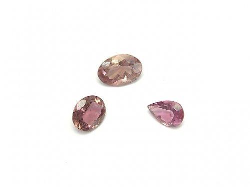 [Video] [One of a kind] High Quality Pink Tourmaline AAA Undrilled Faceted 3pcs Set NO.84