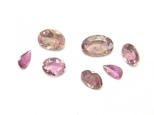 [Video] [One of a kind] High Quality Pink Tourmaline AAA Undrilled Faceted 7pcs Set NO.90